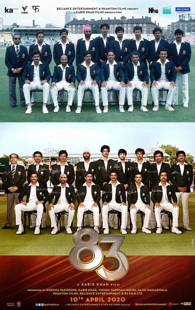 '83 is the story of India's Incredible Cricket World Cup Victory that happened in the year, 1983. Starring: Ranveer Singh, Deepika Padukone, Ammy Virk, Hardy Sandhu, and Saqib Saleem. plot by Tejpal Pataria